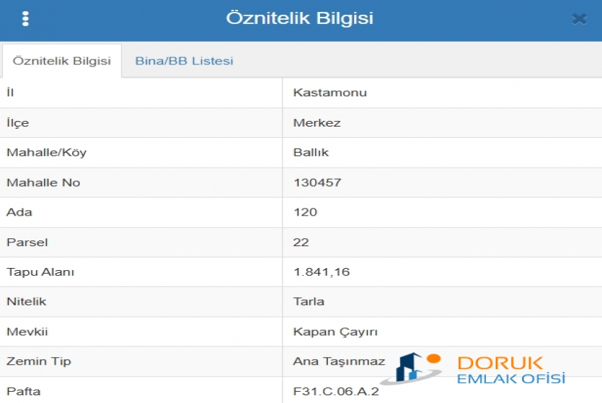 Doruk Emlak Ofisi > DORUK EMLAK OFİSİNDEN ANKARA YOLU BALLIK KÖYÜNDE SATILIK ARAZİLER