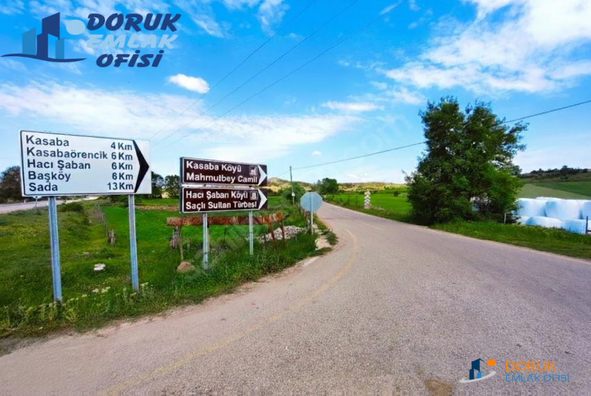 Doruk Emlak Ofisi > DORUK EMLAKTAN YATIRIMLIK YOLA CEPHE 17.670 M2 SATILIK ARAZİSİ